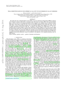 Tidal disruption rates in non-spherical galactic nuclei formed by