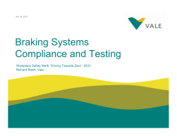 Braking Systems Braking Systems Compliance and Testing