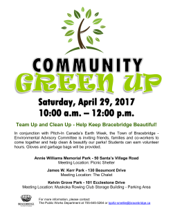 Saturday, April 29, 2017 10:00 a.m. &ndash; 12:00 p.m.