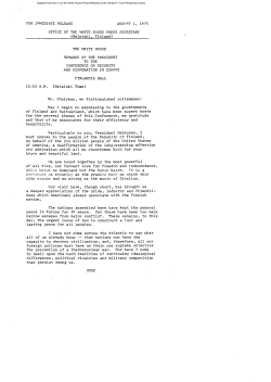 Press Release - National Geographic Society