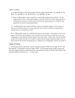 Chapter 7 Problems 12. Using the definition of the scalar