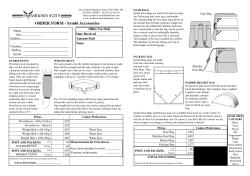 ORDER FORM - Symbiosis Suits