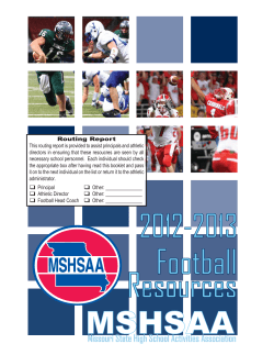 es Association A Missouri State High School Activities