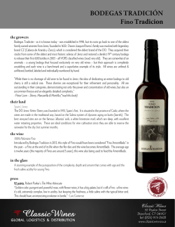 BODEGAS TRADICI&Oacute;N Fino Tradicion