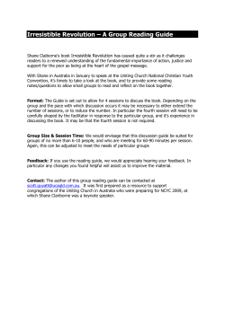 Irresistible Revolution &ndash; A Group Reading Guide
