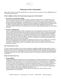 new client paperwork - Community Acupuncture Works