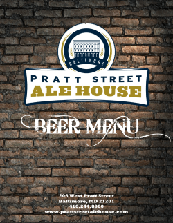 Always on Tap - Pratt Street Ale House