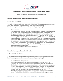California U.S. Senate Candidate Spending Analysis &ndash; Carly Fiorina