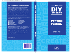 DIY Powerful Publicity - Directory of Social Change