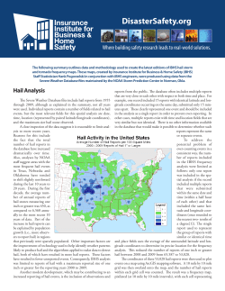 The following summary outlines data and methodology used
