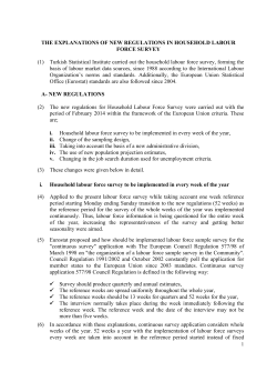 Explanation - Turkish Statistical Institute