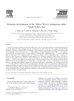 Holocene development of the Yellow River`s subaqueous delta