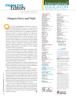 Harpers Ferry and Haiti