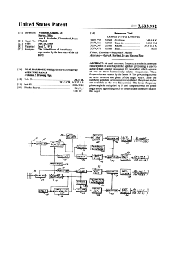 Dual harmonic frequency synthetic aperture radar