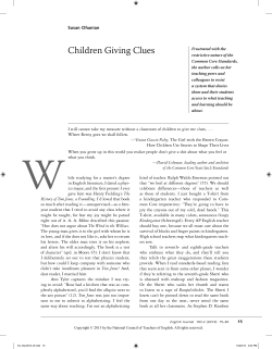 Children Giving Clues