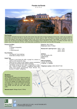 Parador de Ronda - Keytel International