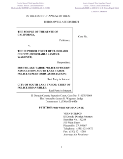 Petition for Writ of Mandate