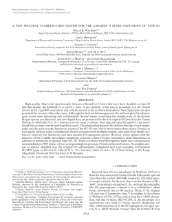 A new spectral classification system for the earliest O stars: definition