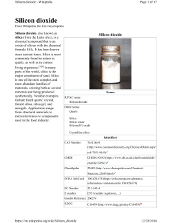 Silicon dioxide