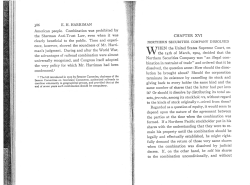 E. H. HARRIMAN American people. Combination was prohibited by