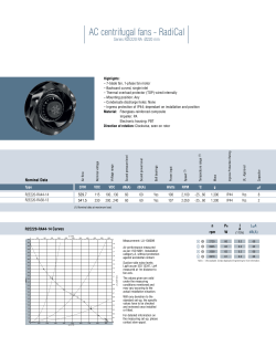 AC centrifugal fans - RadiCal - ebm