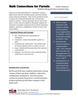 Module 6 Letter - Newark City Schools