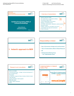 Implementation in Ireland