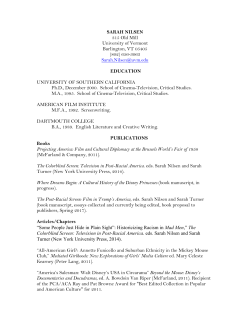 C.V.  - University of Vermont