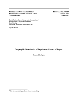 Presentation - UN-GGIM