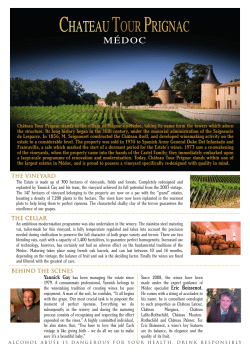 FICHE TECH TOUR PRIGNAC ENG 2010