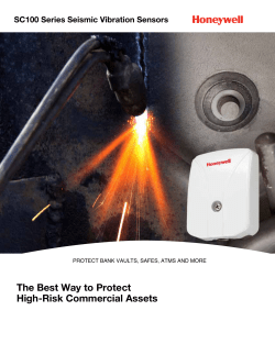 SC100 Series Seismic Vibration Sensors