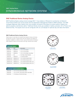 SNS Traditional Clocks