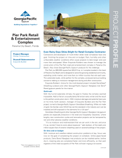 Project Profile - Georgia-Pacific Building Products