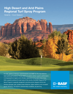 High Desert and Arid Plains Greens