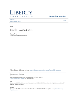 Brazil`s Broken Cross - Digital Commons @ Liberty University