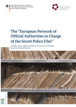 European Network of Official Authorities in Charge of the Secret