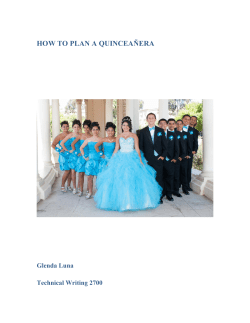 HOW TO PLAN A QUINCEAÑERA