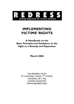 implementing victims` rights
