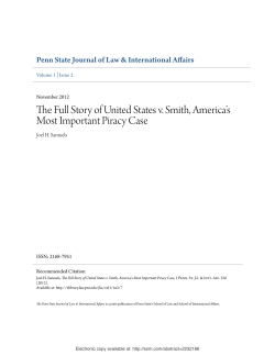 The Full Story of United States v. Smith, America&acirc;&bull;Žs Most Important