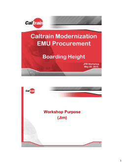 Public Presentation JPB Workshop - May 20, 2015