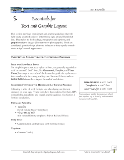 Essentials for Text and Graphic Layout