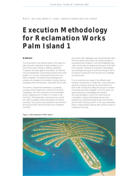 Execution Methodology for Reclamation Works