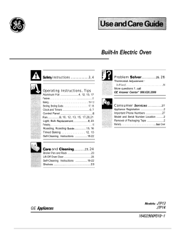 Built-In Electric Oven
