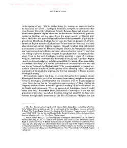 The Martin Luther King, Jr. Papers Project