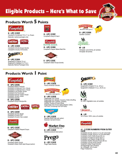 Eligible Products &ndash; Here`s What to Save