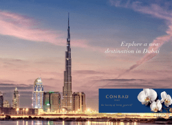 Explore A New Destination in Dubai