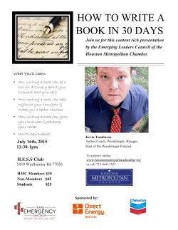 how to write a book in 30 days