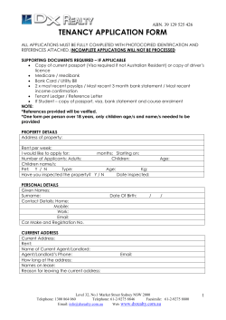 Application Form