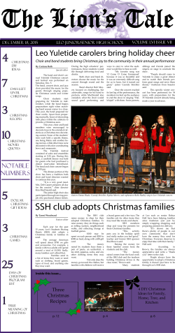 SSH club adopts Christmas families