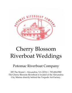 Cherry Blossom Riverboat Weddings